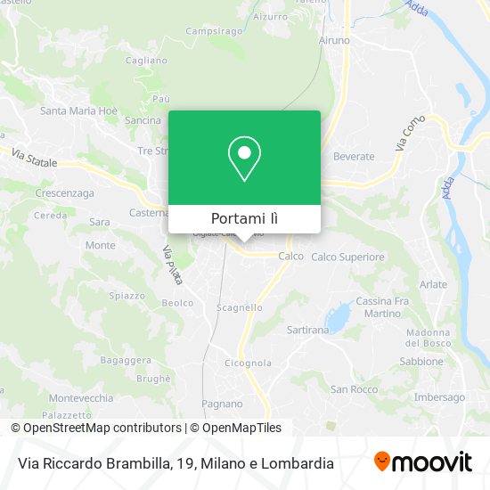 Mappa Via Riccardo Brambilla, 19