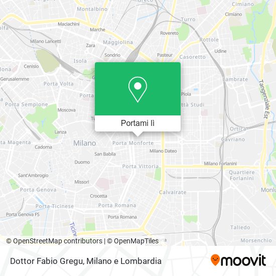 Mappa Dottor Fabio Gregu