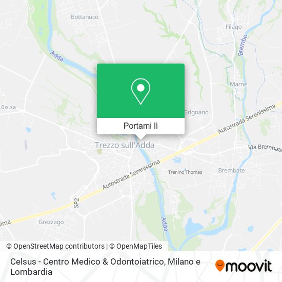 Mappa Celsus - Centro Medico & Odontoiatrico