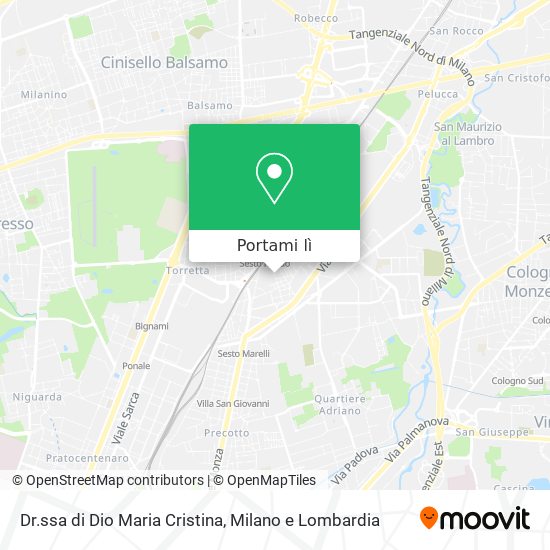 Mappa Dr.ssa di Dio Maria Cristina