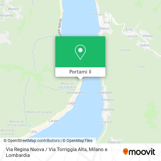 Mappa Via Regina Nuova / Via Torriggia Alta