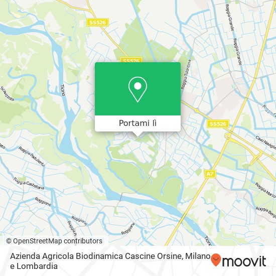 Mappa Azienda Agricola Biodinamica Cascine Orsine