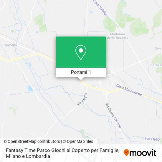 Mappa Fantasy Time Parco Giochi al Coperto per Famiglie