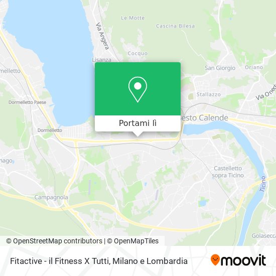 Mappa Fitactive - il Fitness X Tutti