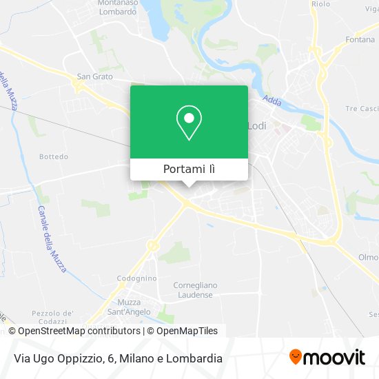 Mappa Via Ugo Oppizzio, 6