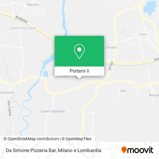 Mappa Da Simone Pizzeria Bar