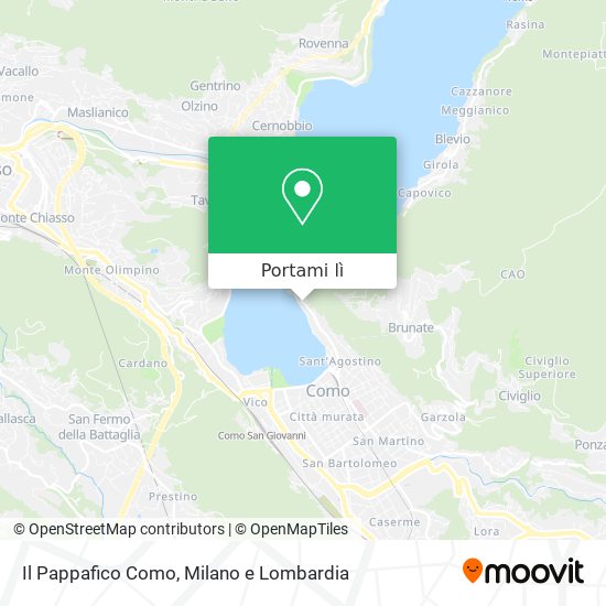 Mappa Il Pappafico Como