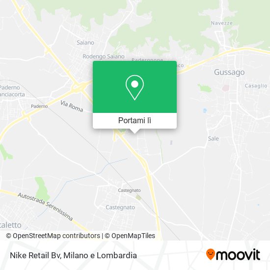 Mappa Nike Retail Bv