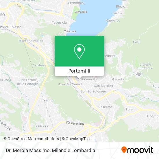 Mappa Dr. Merola Massimo