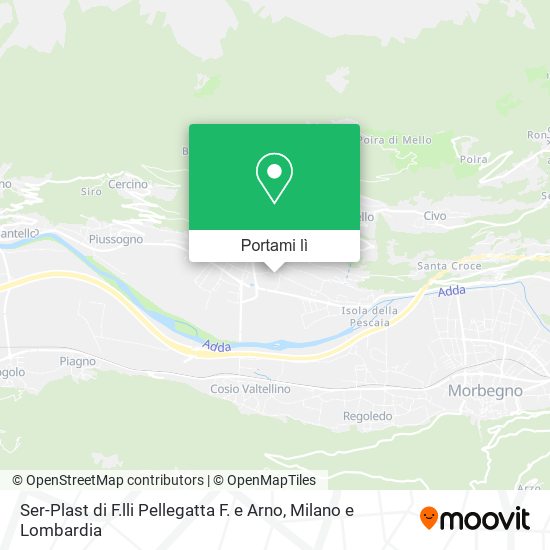 Mappa Ser-Plast di F.lli Pellegatta F. e Arno