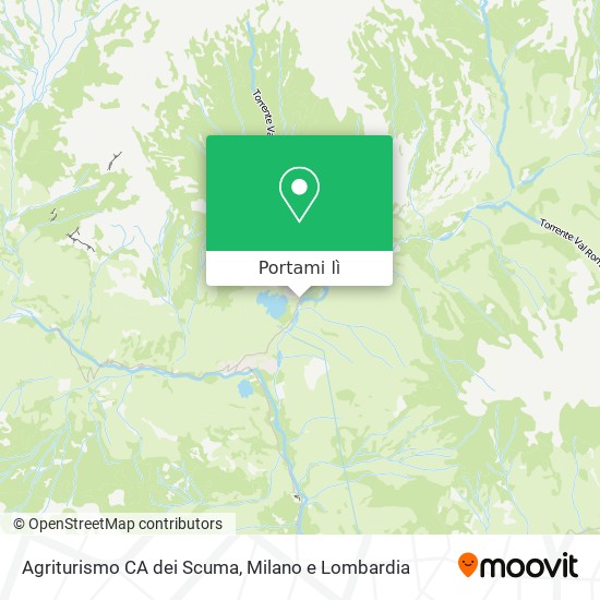 Mappa Agriturismo CA dei Scuma