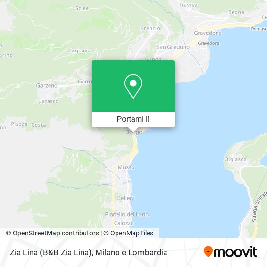 Mappa Zia Lina (B&B Zia Lina)