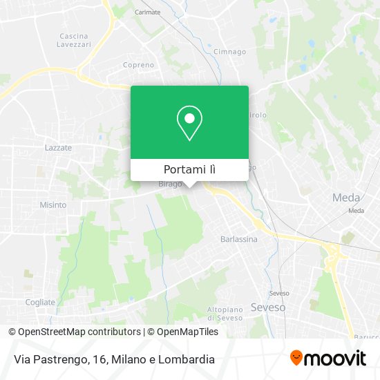 Mappa Via Pastrengo, 16