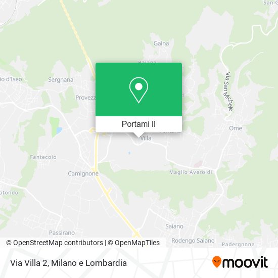 Mappa Via Villa  2