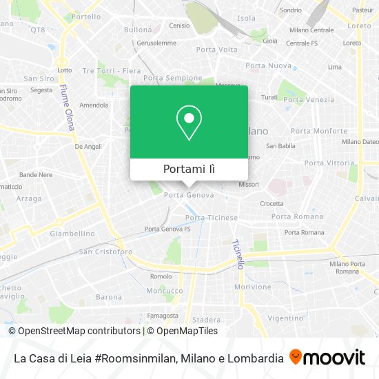 Mappa La Casa di Leia #Roomsinmilan