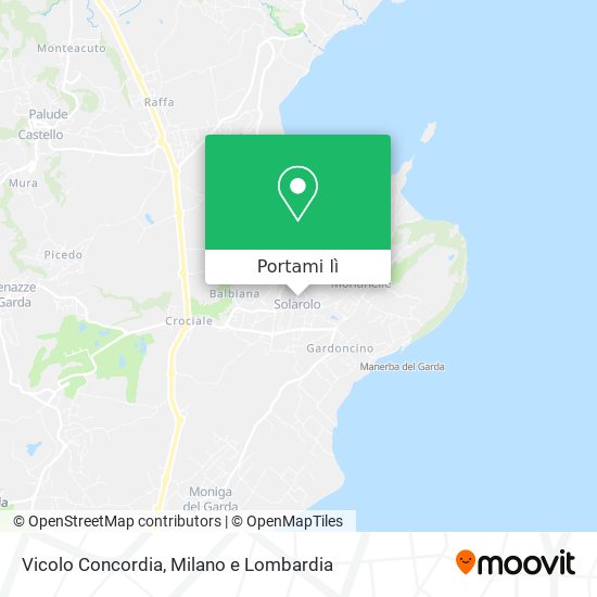 Mappa Vicolo Concordia