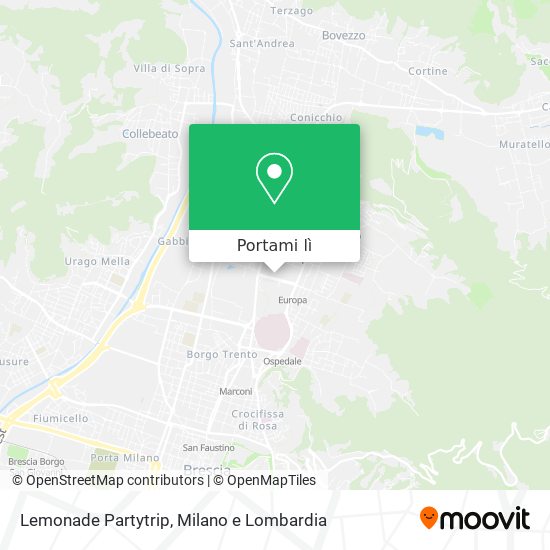 Mappa Lemonade Partytrip