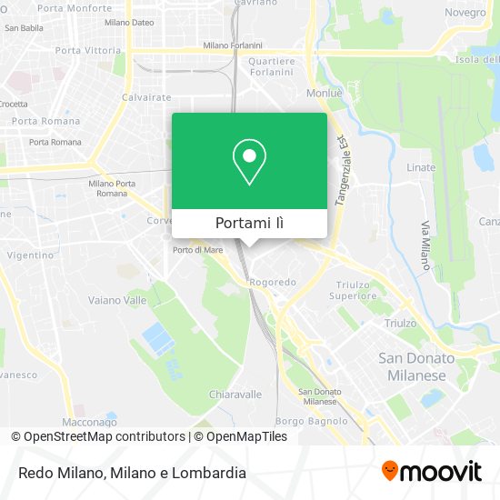 Mappa Redo Milano