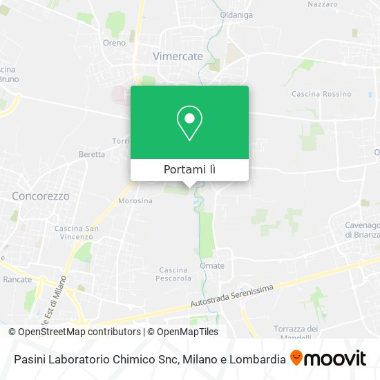 Mappa Pasini Laboratorio Chimico Snc