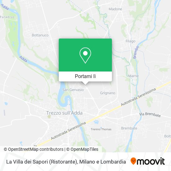 Mappa La Villa dei Sapori (Ristorante)