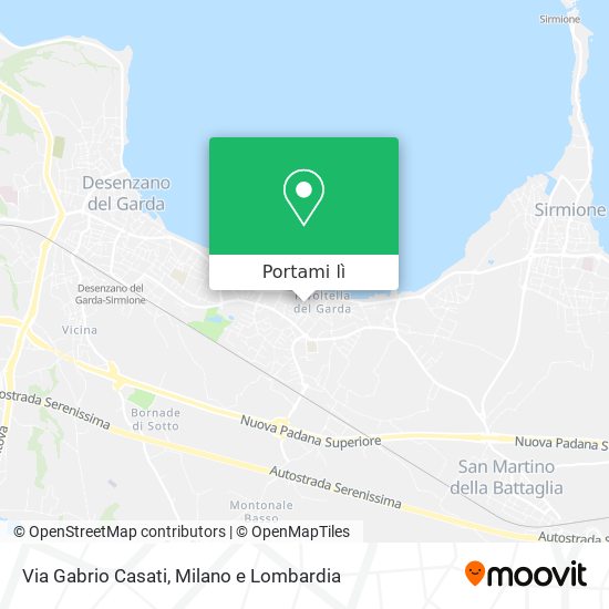 Mappa Via Gabrio Casati