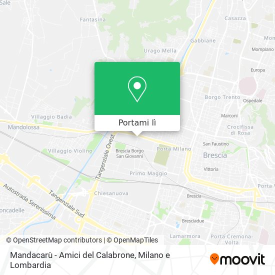 Mappa Mandacarù - Amici del Calabrone