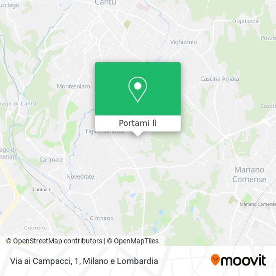 Mappa Via ai Campacci, 1