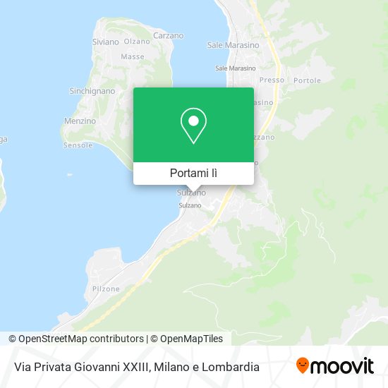 Mappa Via Privata Giovanni XXIII