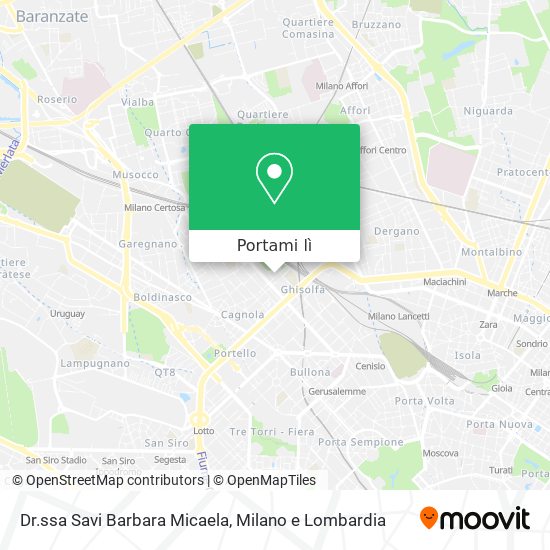 Mappa Dr.ssa Savi Barbara Micaela