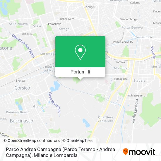 Mappa Parco Andrea Campagna