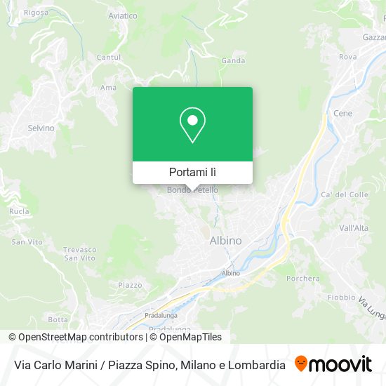 Mappa Via Carlo Marini / Piazza Spino