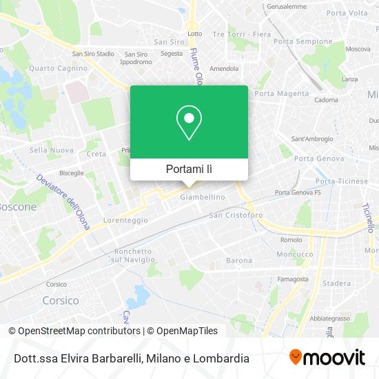Mappa Dott.ssa Elvira Barbarelli