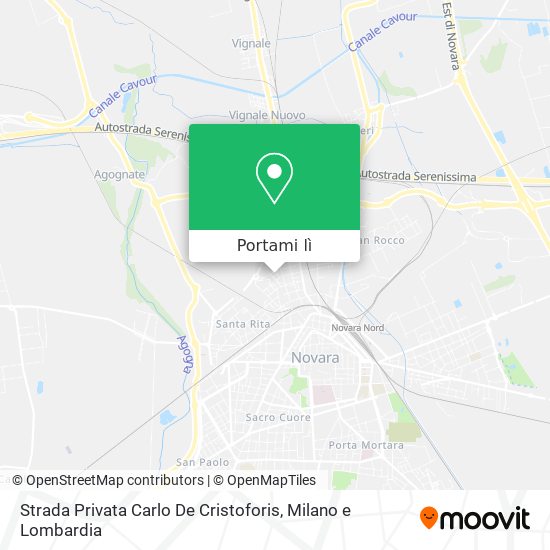 Mappa Strada Privata Carlo De Cristoforis