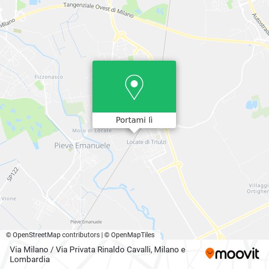 Mappa Via Milano / Via Privata Rinaldo Cavalli