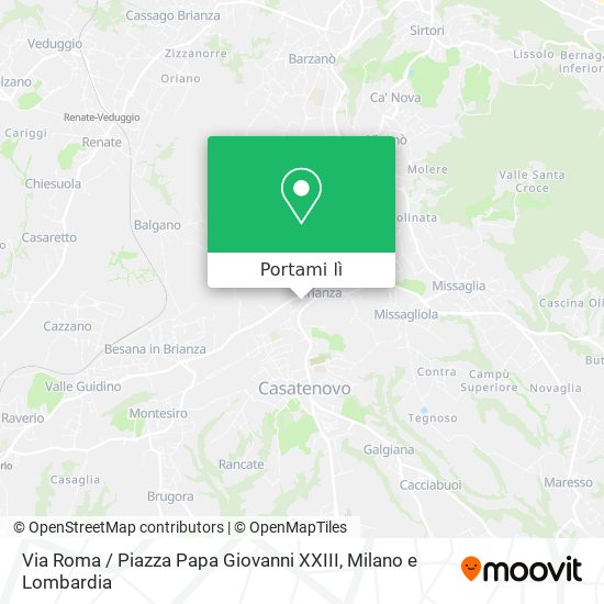 Mappa Via Roma / Piazza Papa Giovanni XXIII