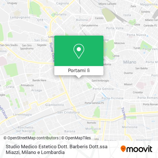 Mappa Studio Medico Estetico Dott. Barberis Dott.ssa Miazzi