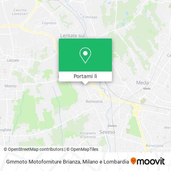 Mappa Gmmoto Motoforniture Brianza