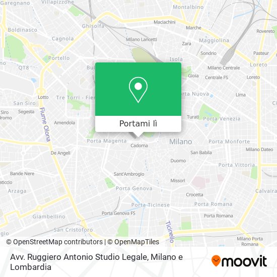 Mappa Avv. Ruggiero Antonio Studio Legale