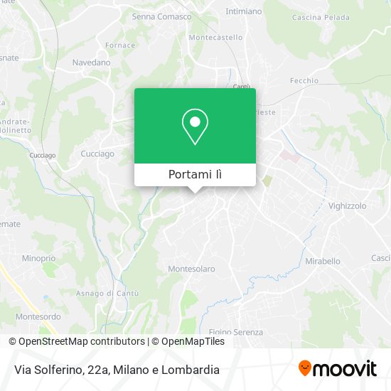 Mappa Via Solferino, 22a
