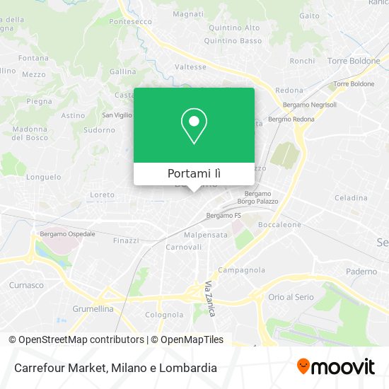 Mappa Carrefour Market