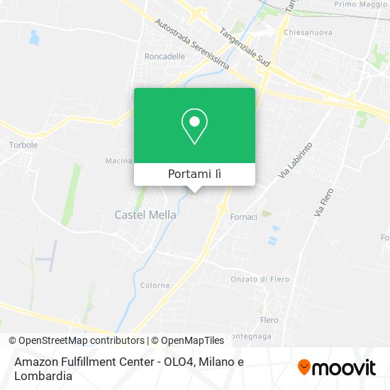 Mappa Amazon Fulfillment Center - OLO4