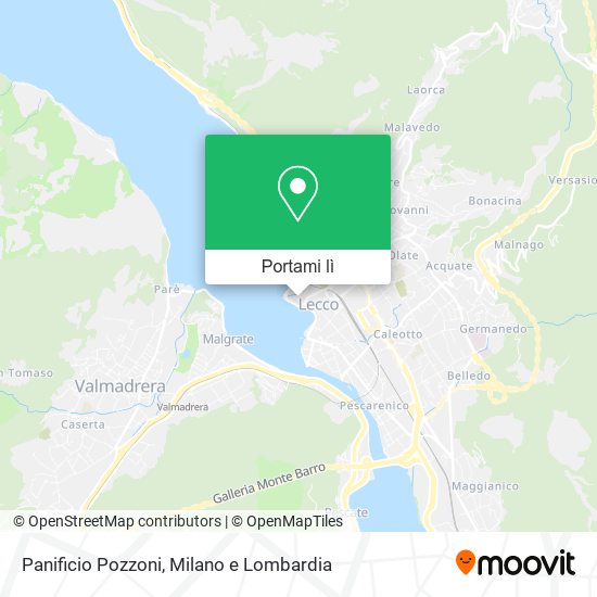 Mappa Panificio Pozzoni