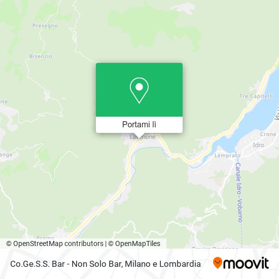 Mappa Co.Ge.S.S. Bar - Non Solo Bar