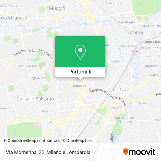 Mappa Via Mornerina, 22