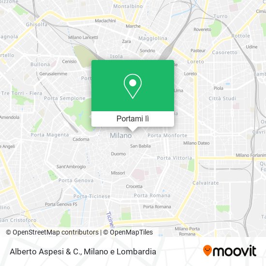 Mappa Alberto Aspesi & C.
