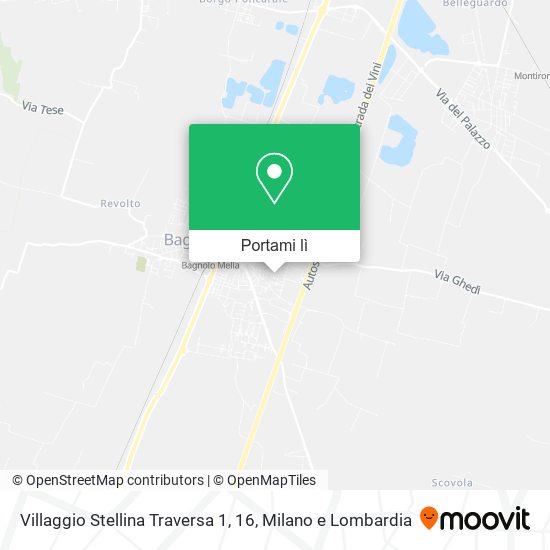 Mappa Villaggio Stellina Traversa 1, 16