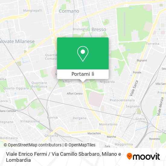 Mappa Viale Enrico Fermi / Via Camillo Sbarbaro