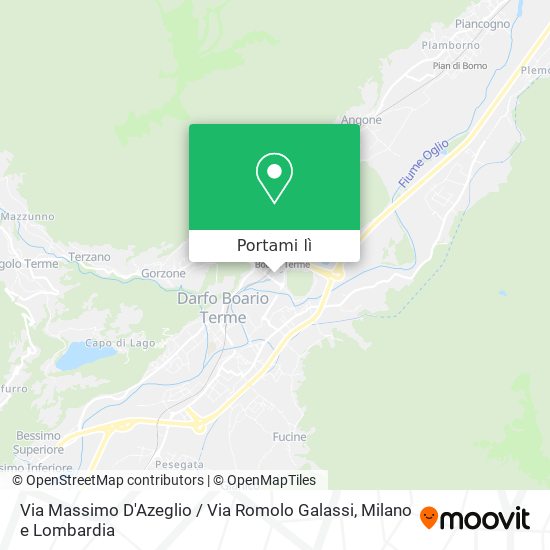 Mappa Via Massimo D'Azeglio / Via Romolo Galassi