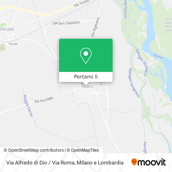 Mappa Via Alfredo di Dio / Via Roma