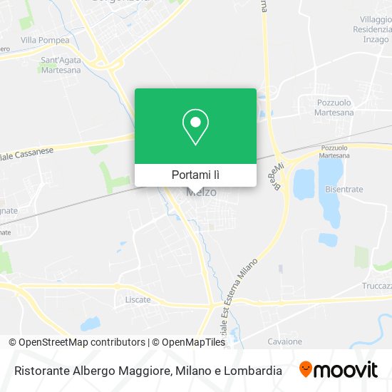 Mappa Ristorante Albergo Maggiore